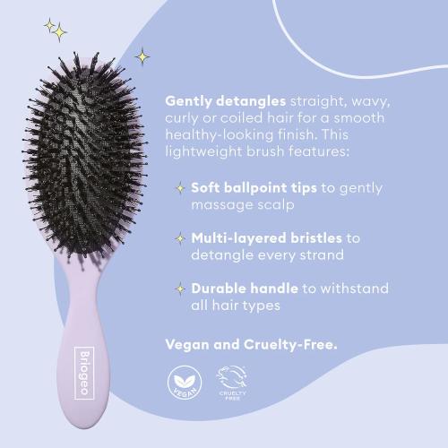 Briogeo Vegan Boar Bristle Hair Brush