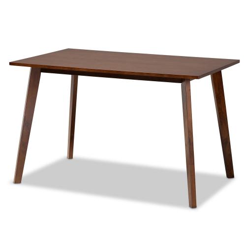 Baxton Studio Britte Dining Table Brown