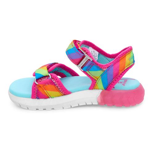 Size 6M kids Color rainbow Stride Rite 360 Sevita Girls' Light-Up Sandals