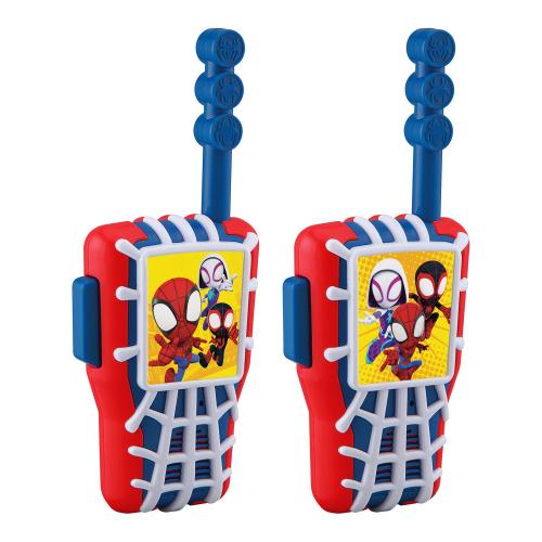 KIDdesigns Spidey & Friends Push-2-Talk Walkies Talkies