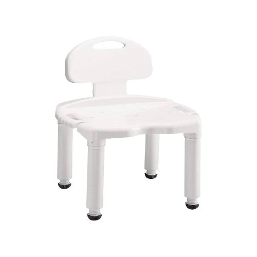 Carex Bath Seat And Shower Chair With Back For Seniors, Elderly, Disabled, Handicap, and Injured Persons, Supports Up To 400lbs