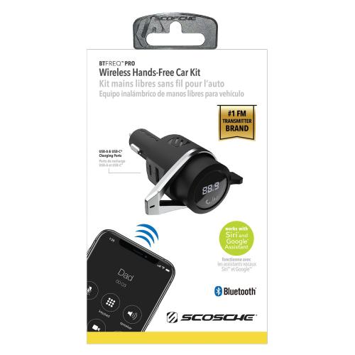 Scosche BTFreq Pro Bluetooth FM Transmitter with Power Delivery Charging