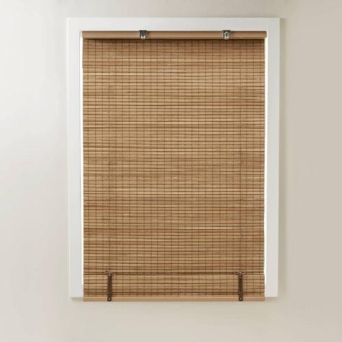 Madison Park Lyndon Bamboo Light Filtering Cordless Roman Shade