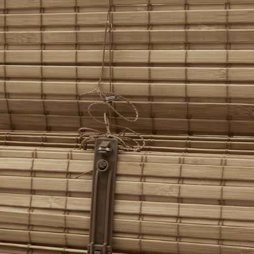 Madison Park Lyndon Bamboo Light Filtering Cordless Roman Shade