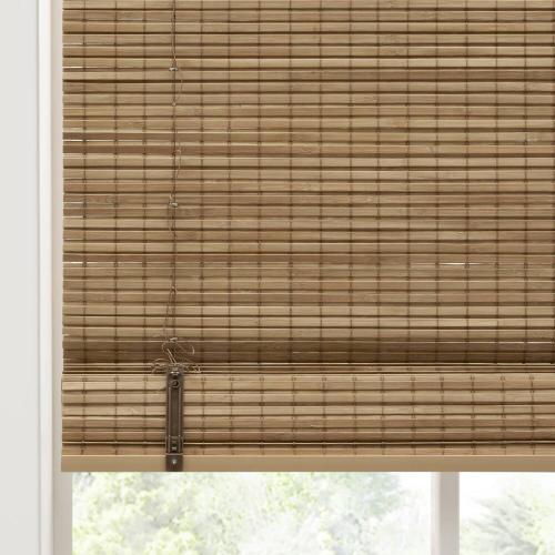 Madison Park Lyndon Bamboo Light Filtering Cordless Roman Shade