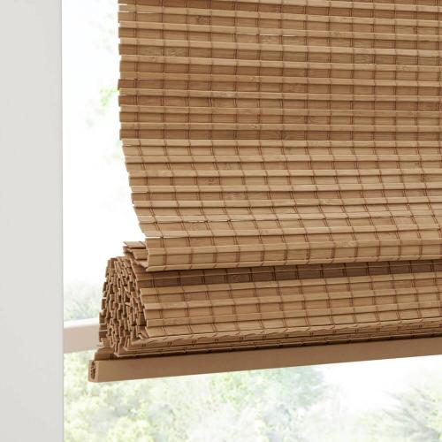 Madison Park Lyndon Bamboo Light Filtering Cordless Roman Shade