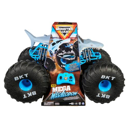 Monster Jam Official Mega Megalodon All-Terrain Remote Control Monster Truck