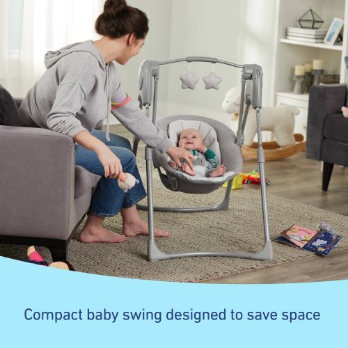 Graco Slim Spaces Compact Baby Swing