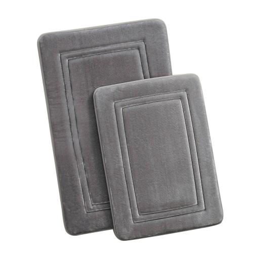 Truly Calm Memory Foam 2-piece Bath Rug Set