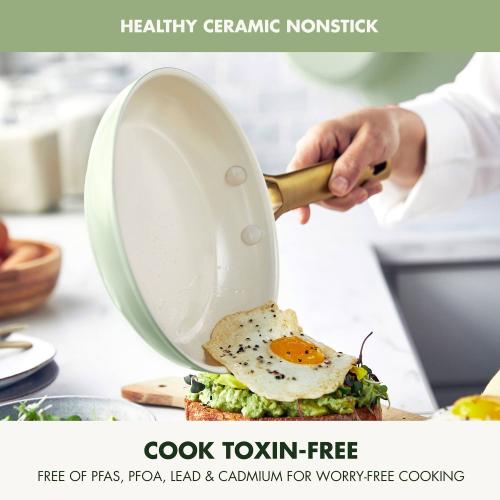 GreenPan Reserve Hard-Anodized Healthy Ceramic Nonstick 10-pc. Cookware Set