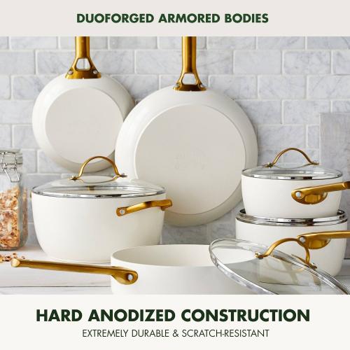 GreenPan Reserve Hard-Anodized Healthy Ceramic Nonstick 10-pc. Cookware Set