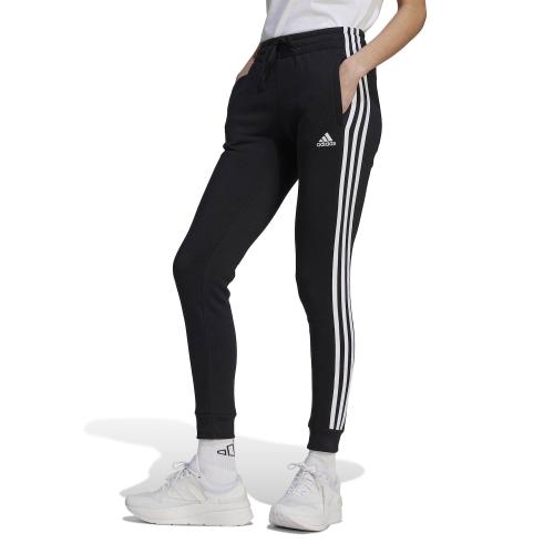 Size L Women's adidas Sportswear Essentials 3-Stripes Fleece Pants