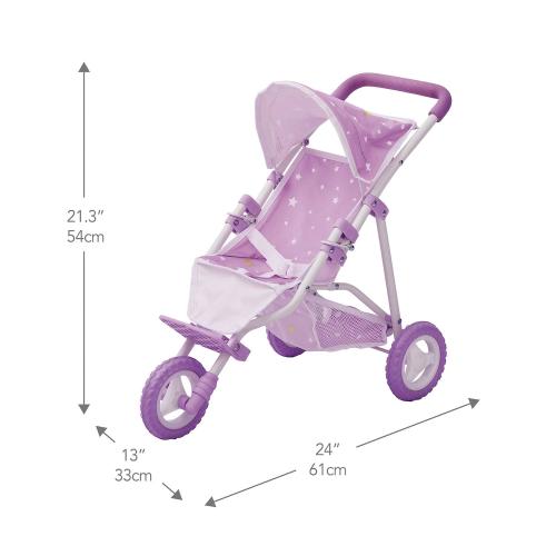 Olivia's Little World Baby Doll Jogging Stroller