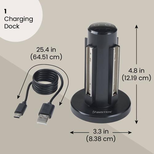 Joy-con Charger Usb Charging Stand Dock Station For Nintendo Switch & Oled Model