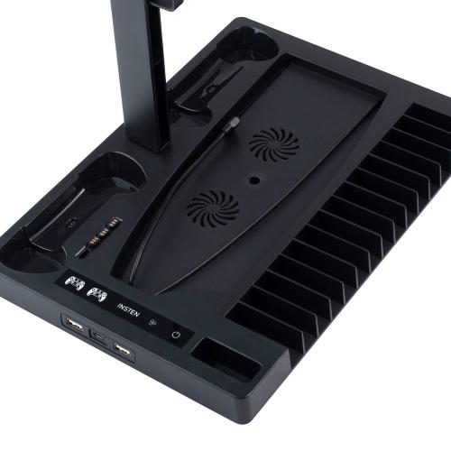 For Ps5 Stand And Cooling Station With Dual Controller Charging Dock Charger