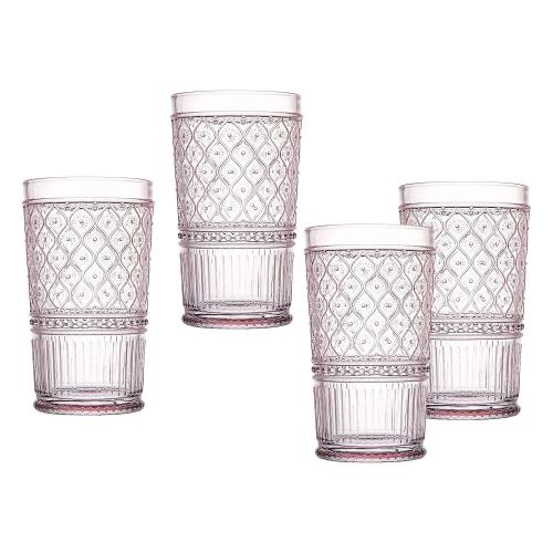 Godinger Silver Claro Textured Highball Glasses 4-piece Set