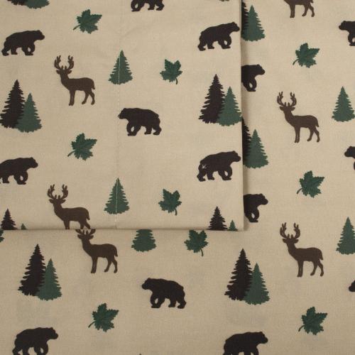Beatrice Home Fashions Cozy Cabin Sheet Set