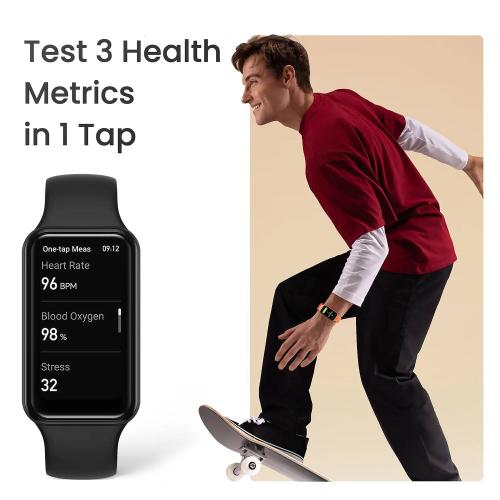 Color Black Amazfit Band 7 Fitness Tracker