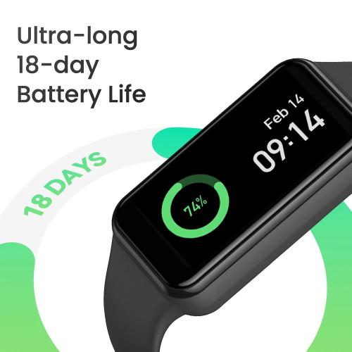 Color Black Amazfit Band 7 Fitness Tracker