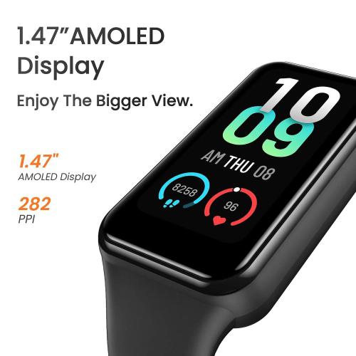 Color Black Amazfit Band 7 Fitness Tracker