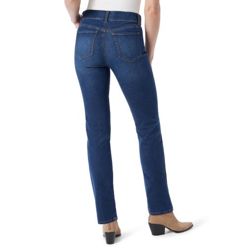 Size 16 Color Black Women's Gloria Vanderbilt Shape Effect Straight Jeans