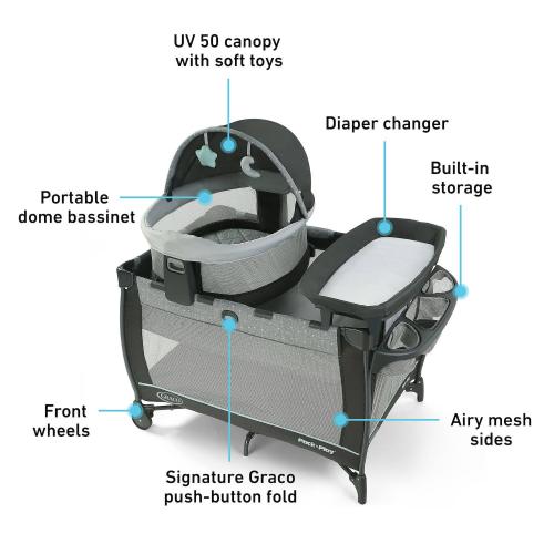 Graco Pack n Play Travel Dome DLX Playard
