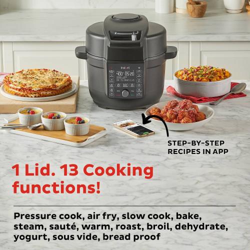 Instant Pot Duo Crisp with Ultimate Lid WiFi 6.5-Qt. Multi-Cooker   Air Fryer Combo