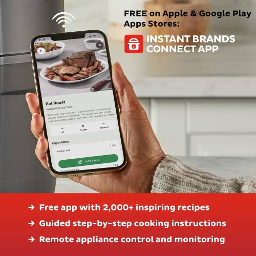 Instant Pot Duo Crisp with Ultimate Lid WiFi 6.5-Qt. Multi-Cooker   Air Fryer Combo