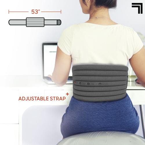 Sharper Image Compression Heated Back Wrap