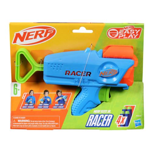 Nerf Elite Junior Racer Easy-Play Dart Blaster
