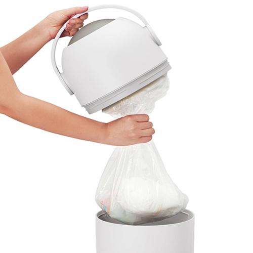 White LA Baby MAGIC Odorless Diaper Pail