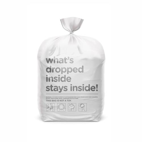 White LA Baby MAGIC Odorless Diaper Pail