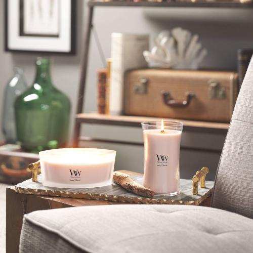 Woodwick Vanilla & Sea Salt Large 21.5 oz Hourglass Candle