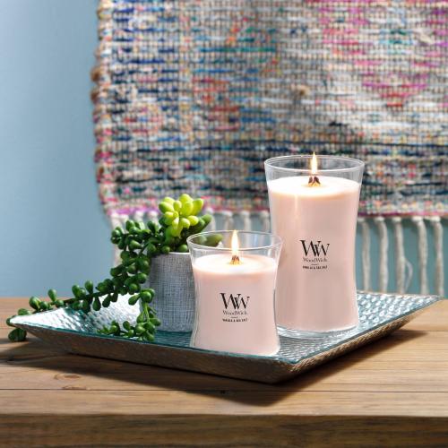 Woodwick Vanilla & Sea Salt Large Hourglass Candle