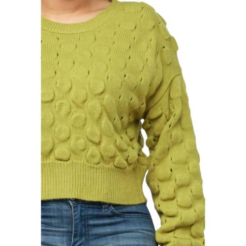 Checker Sweater Top Size L