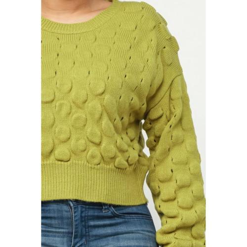 Checker Sweater Top Size L