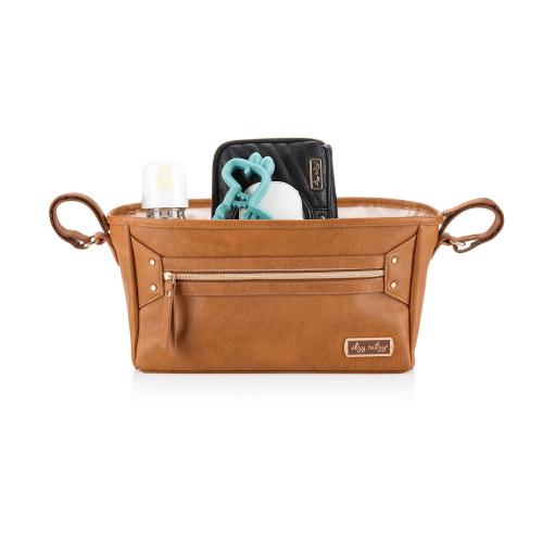 Brown Itzy Ritzy Cognac Stroller Caddy