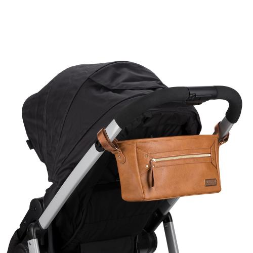 Brown Itzy Ritzy Cognac Stroller Caddy