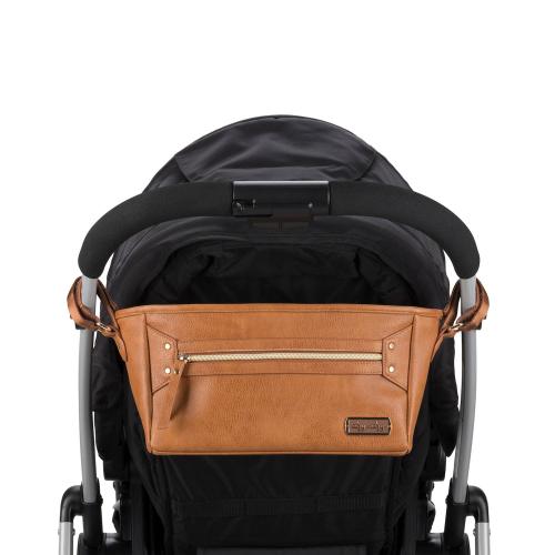 Brown Itzy Ritzy Cognac Stroller Caddy
