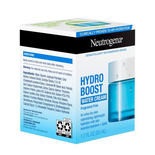 Neutrogena Fragrance Free Hydro Boost Water Face Cream