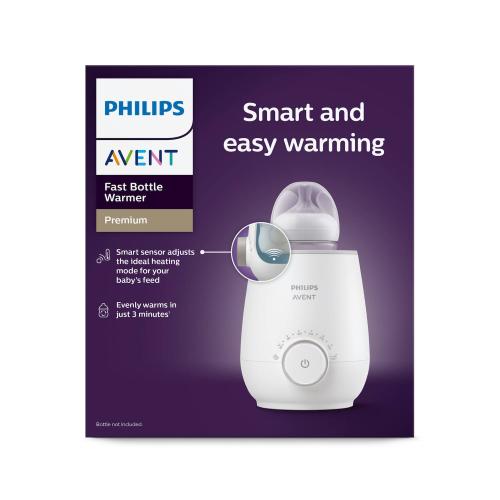Philips Avent Fast Baby Bottle Warmer with Smart Temperature Control and Automatic Shut-Off