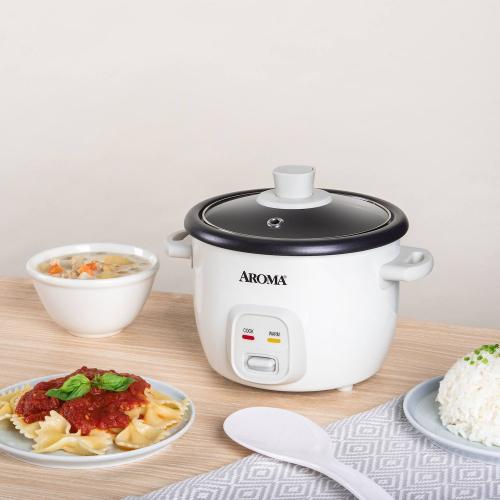 Aroma Housewares 4-Cups (Cooked) / 1Qt. Rice & Grain Cooker❗MAY HAVE MISSING PIECES/NEEDS CLEANING❗