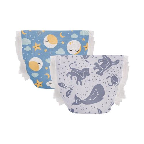 The Honest Company Size 6 Overnight Cozy Cloud and Star Signs Diapers