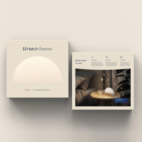 Hatch Restore 2 Bedside Sleep Guide, Sunrise Alarm Clock and Sound Machine