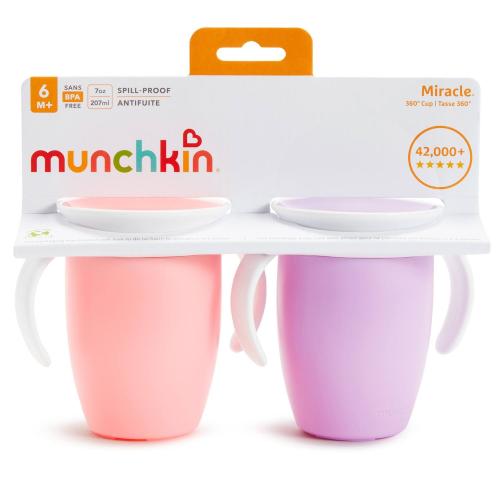 Munchkin 2-Pack Miracle® 360° Trainer Cups