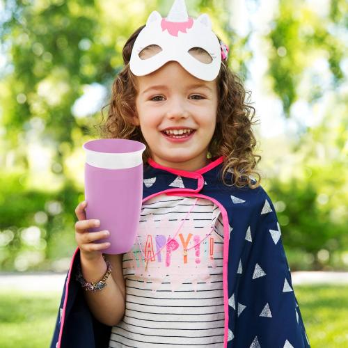 COLOR GREEN Munchkin 2-Pack 10-oz. Miracle® 360° Trainer Cup