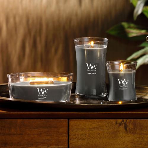 WoodWick Evening Bonfire Ellipse Candle