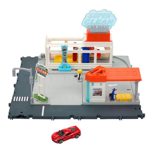 Matchbox Cars Super Clean Carwash Playset