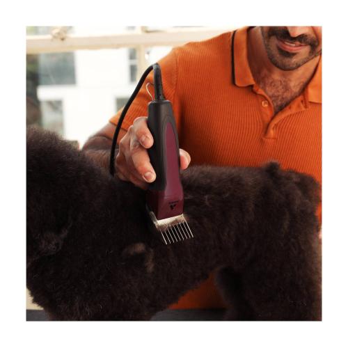 Excel 5-Speed  Detachable Blade Pet Clipper - Burgundy