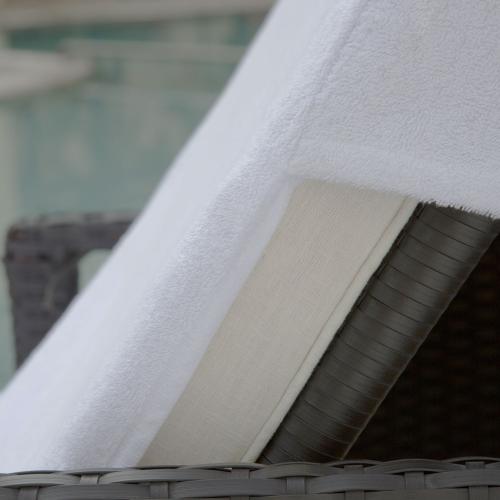 SUPERIOR Monogrammed Letter Towel or Chaise Lounge Chair Cover